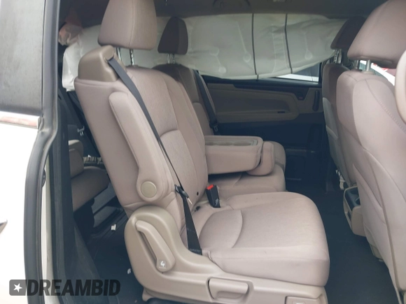 2019 Honda Odyssey EX with VIN 5FNRL6H58KB089810, listed as a IAAI auction lot 42510301 with 38,615 mi miles and . Bid and sale history available at DreamBid. Image 8.