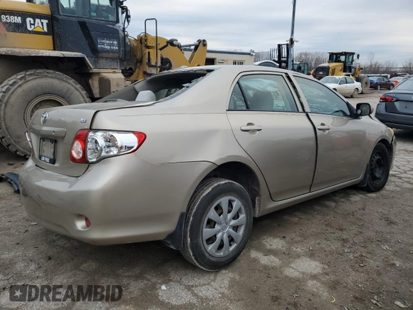 2010 Toyota Corolla with VIN 2T1BU4EE7AC487164, listed as a Copart auction lot 44238585 with 168,179 mi miles and Salvage Title. Bid and sale history available at carsss.com. Image 3.