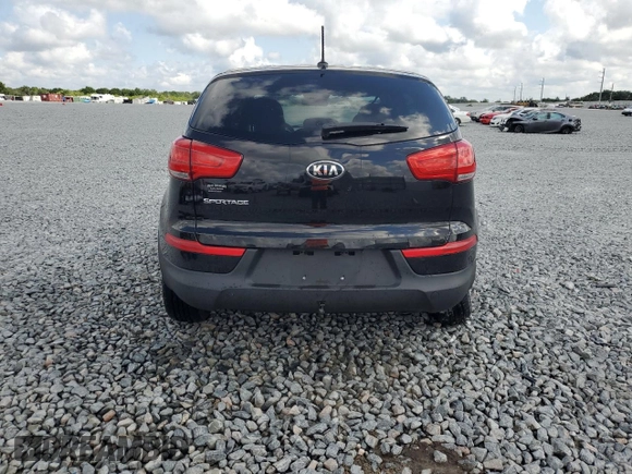 2016 Kia Sportage LX with VIN KNDPBCAC8G7878277, listed as a Copart auction lot 54618695 with 89,501 mi miles and Salvage Title. Bid and sale history available at carsss.com. Image 6.