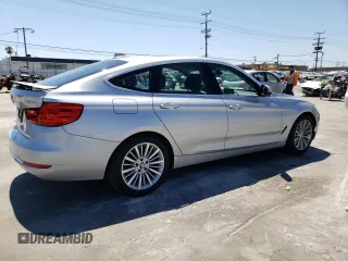 2015 BMW 3 Series GT 328i xDrive with VIN WBA8Z5C54FGS36421, listed as a Copart auction lot 60364933 with 53,697 mi miles. Bid and sale history available at carsss.com. Image 3.