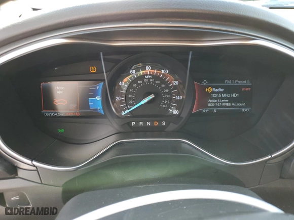2016 Ford Fusion Titanium with VIN 3FA6P0K96GR261229, listed as a Copart auction lot 52696115 with 87,954 mi miles and Salvage Title. Bid and sale history available at carsss.com. Image 9.