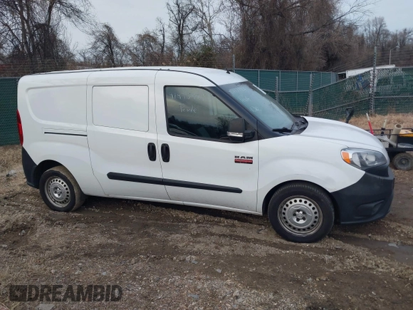 2019 Ram ProMaster City Wagon with VIN ZFBHRFAB7K6M09224, listed as a IAAI auction lot 41475485 with 227,781 mi miles. Bid and sale history available at carsss.com. Image 13.