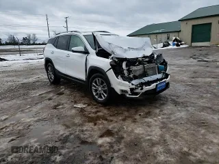 2022 GMC Terrain SLT with VIN 3GKALVEV0NL108954, listed as a Copart auction lot 85035874 with 42,407 mi miles and Salvage Title. Bid and sale history available at carsss.com. Image 14.
