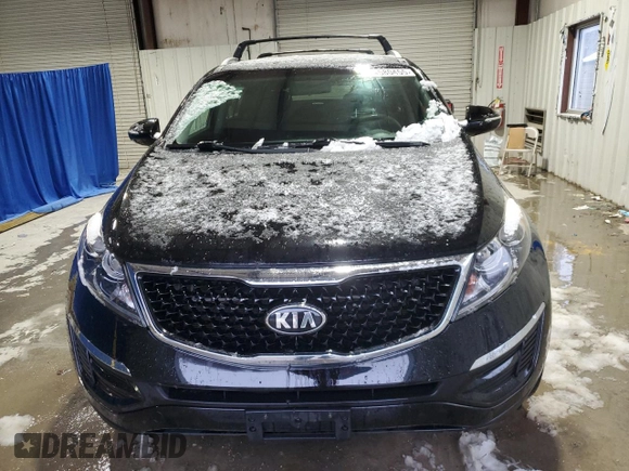 2015 Kia Sportage LX with VIN KNDPBCAC3F7770633, listed as a Copart auction lot 44580455 with 129,124 mi miles and Salvage Title. Bid and sale history available at carsss.com. Image 5.
