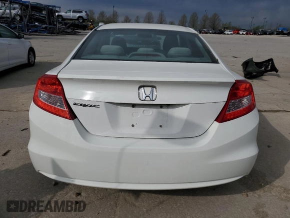 2013 Honda Civic Cpe LX with VIN 2HGFG3B56DH509156, listed as a Copart auction lot 52048035 with 72,491 mi miles and Salvage Title. Bid and sale history available at carsss.com. Image 6.