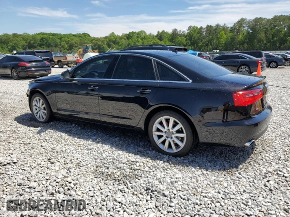 2013 Audi A6 Premium Plus with VIN WAUDFAFC4DN049067, listed as a Copart auction lot 55637955 with 61,964 mi miles and Salvage title. Bid and sale history available at DreamBid. Image 2.