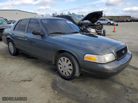 2008 Ford Police Interceptor with VIN 2FAFP71V78X150151, listed as a Copart auction lot 43989355 with 254,736 mi miles and Salvage Title. Bid and sale history available at carsss.com. Image 4.