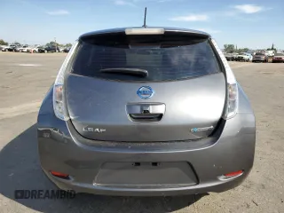 2015 Nissan LEAF SV with VIN 1N4AZ0CPXFC305330, listed as a Copart auction lot 57963873 with 42,073 mi miles. Bid and sale history available at carsss.com. Image 6.