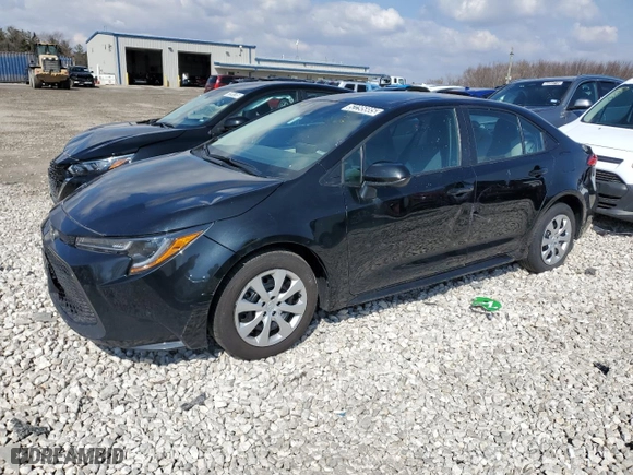 2022 Toyota Corolla LE with VIN 5YFEPMAE5NP330541, listed as a Copart auction lot 52295885 with 83,776 mi miles and Salvage Title. Bid and sale history available at carsss.com. Image 1.