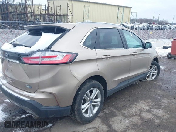2020 Ford Edge SEL with VIN 2FMPK4J94LBB63049, listed as a IAAI auction lot 41400003 with 25,841 mi miles. Bid and sale history available at carsss.com. Image 4.
