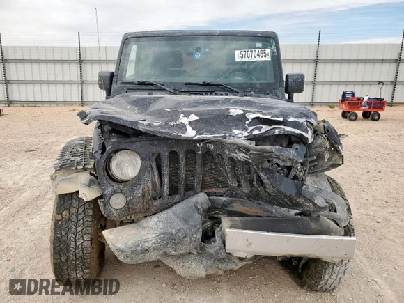 2015 Jeep Wrangler Sahara с VIN 1C4AJWBG4FL615303, выставлен на аукционе Copart как лот 57070465 с пробегом Не указан миль и Списание • Salvage title. История ставок и продаж доступна на DreamBid. Изображение 5.
