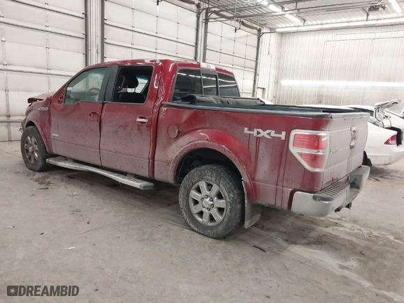 2014 Ford F-150 XL with VIN 1FTFW1ET1EKD26175, listed as a IAAI auction lot 41155305 with 141,997 mi miles. Bid and sale history available at carsss.com. Image 3.
