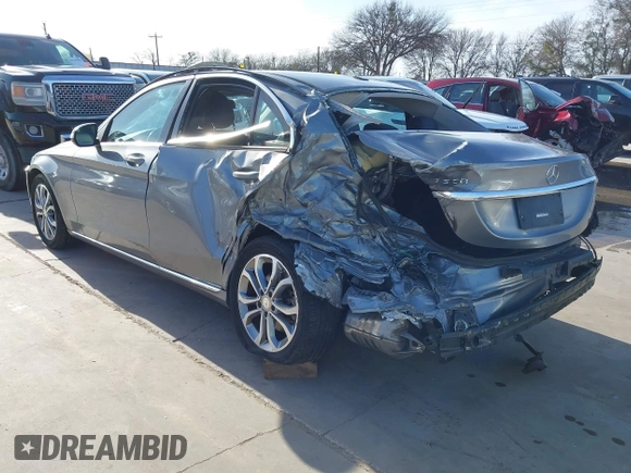 2015 Mercedes-Benz C 300 with VIN 55SWF4JBXFU077676, listed as a IAAI auction lot 41714534 with 104,177 mi miles and . Bid and sale history available at DreamBid. Image 3.