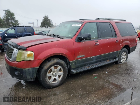 2007 Ford Expedition Max XLT with VIN 1FMFK16587LA18117, listed as a Copart auction lot 85832984 with 173,298 mi miles and Clean title. Bid and sale history available at DreamBid. Image 1.