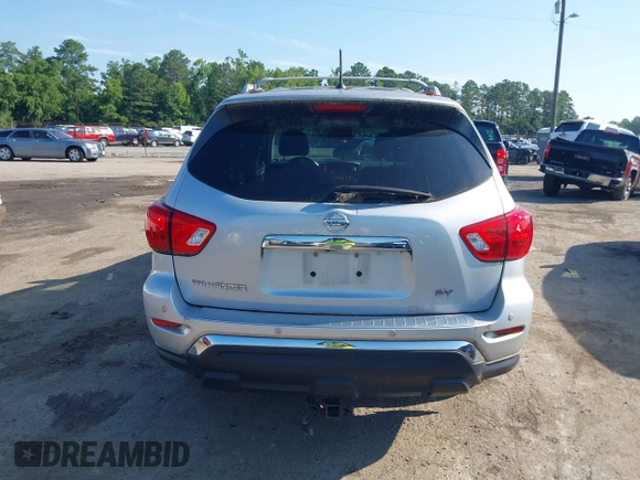 2017 Nissan Pathfinder Platinum with VIN 5N1DR2MN7HC621847, listed as a IAAI auction lot 42627275 with 108,348 mi miles and . Bid and sale history available at DreamBid. Image 16.