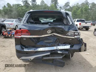 2019 Volkswagen Atlas SE with VIN 1V2DR2CA7KC605849, listed as a Copart auction lot 55557865 with 74,410 mi miles and Salvage title. Bid and sale history available at DreamBid. Image 6.
