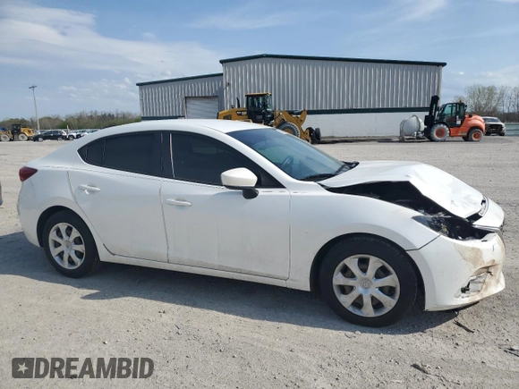2015 Mazda 3 i Sport with VIN 3MZBM1U70FM173594, listed as a Copart auction lot 55272945 with 105,359 mi miles and Non Repairable. Bid and sale history available at DreamBid. Image 4.