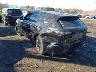 2025 Land Rover Range Rover Velar Dynamic SE with VIN SALYL2EX7SA391827, listed as a IAAI auction lot 41430644 with 4,063 mi miles and . Bid and sale history available at DreamBid. Image 3.