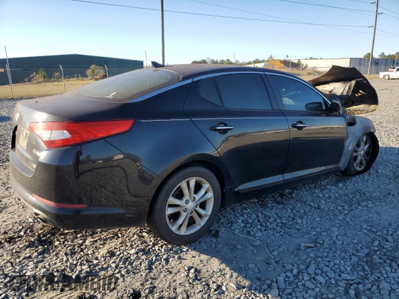 2012 Kia Optima EX with VIN 5XXGN4A62CG030047, listed as a Copart auction lot 85845444 with Not Provided miles and Salvage Title. Bid and sale history available at carsss.com. Image 3.