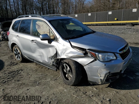 2017 Subaru Forester Premium with VIN JF2SJAGC1HH426449, listed as a Copart auction lot 44576895 with 69,618 mi miles and Salvage Title. Bid and sale history available at DreamBid. Image 4.