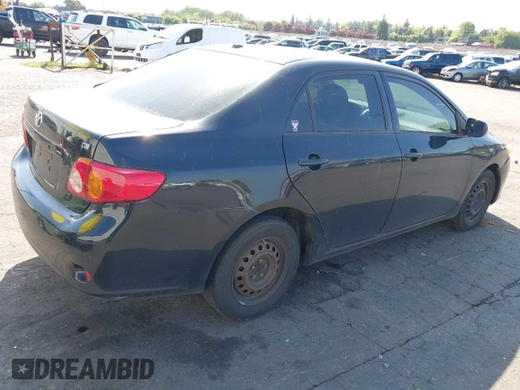 2009 Toyota Corolla with VIN JTDBL40E899046607, listed as a IAAI auction lot 42141452 with 204,769 mi miles. Bid and sale history available at carsss.com. Image 4.