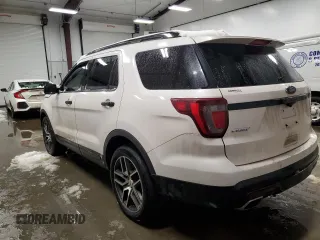 2017 Ford Explorer Sport with VIN 1FM5K8GT9HGD15327, listed as a Copart auction lot 46400435 with 276,393 mi miles and Salvage Title. Bid and sale history available at DreamBid. Image 2.