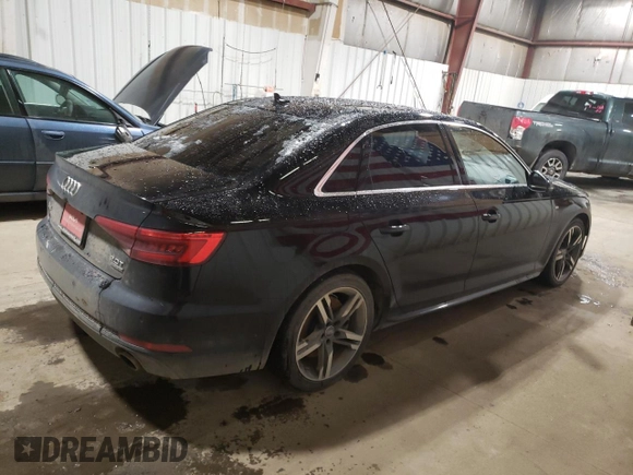2017 Audi A4 Premium Plus with VIN WAUENAF42HN041975, listed as a Copart auction lot 88557315 with 74,291 mi miles and Salvage Title. Bid and sale history available at carsss.com. Image 3.