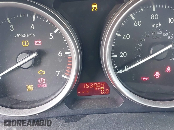2010 Mazda 6 i Sport with VIN 1YVHZ8BH5A5M32690, listed as a IAAI auction lot 41647477 with 153,064 mi miles. Bid and sale history available at carsss.com. Image 16.