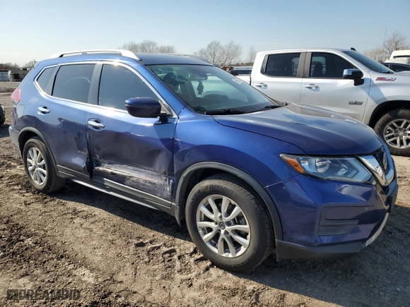2019 Nissan Rogue SL with VIN 5N1AT2MT0KC832284, listed as a Copart auction lot 46877635 with 125,447 mi miles and Salvage Title. Bid and sale history available at carsss.com. Image 4.