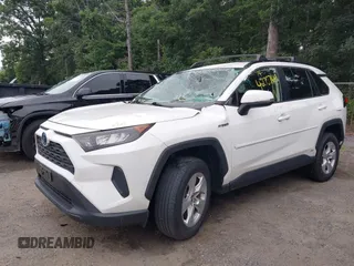 2019 Toyota RAV4 Hybrid LE with VIN JTMMWRFV9KD021285, listed as a IAAI auction lot 42757660 with 74,870 mi miles and . Bid and sale history available at DreamBid. Image 17.