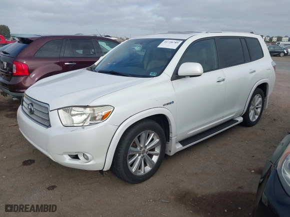 2008 Toyota Highlander Hybrid Limited with VIN JTEEW44A182019540, listed as a IAAI auction lot 41720789 with 212,705 mi miles. Bid and sale history available at carsss.com. Image 17.