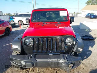 2022 Jeep Wrangler Unlimited Willys with VIN 1C4HJXDN3NW129708, listed as a IAAI auction lot 42025893 with 14,548 mi miles and . Bid and sale history available at DreamBid. Image 6.