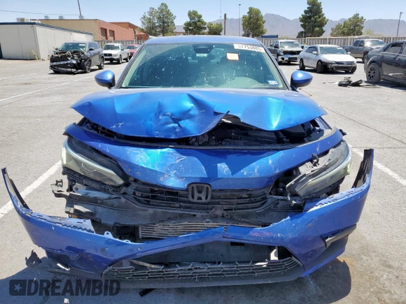 2023 Honda Civic EX с VIN 2HGFE1F7XPH310539, выставлен на аукционе Copart как лот 57753885 с пробегом 26 878 миль миль и Списание • Salvage title. История ставок и продаж доступна на DreamBid. Изображение 5.