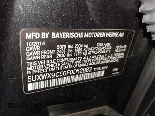 2015 BMW X3 xDrive28i with VIN 5UXWX9C56F0D52883, listed as a IAAI auction lot 42018908 with 103,292 mi miles and . Bid and sale history available at DreamBid. Image 9.