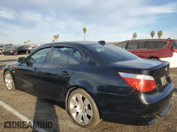 2006 BMW 5 Series 530i with VIN WBANE73506CM41414, listed as a Copart auction lot 75316884 with 177,977 mi miles and Salvage Title. Bid and sale history available at carsss.com. Image 2.