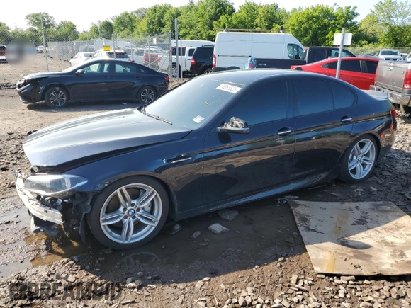 2014 BMW 5 Series 550i xDrive with VIN WBAKP9C57EDZ35111, listed as a Copart auction lot 58365525 with 177,756 mi miles and Salvage title. Bid and sale history available at DreamBid. Image 1.