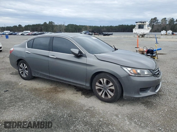2014 Honda Accord Sedan LX with VIN 1HGCR2F33EA233163, listed as a Copart auction lot 50368455 with 213,453 mi miles and Salvage Title. Bid and sale history available at carsss.com. Image 4.