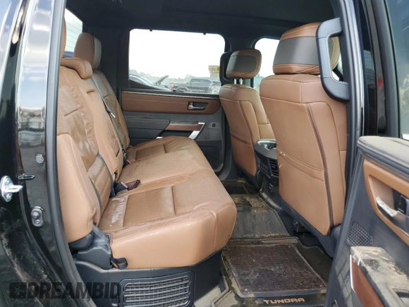 2024 Toyota Tundra 1794 Edition with VIN 5TFMC5DBXRX063757, listed as a Copart auction lot 74840034 with Not provided miles and Salvage title. Bid and sale history available at DreamBid. Image 10.