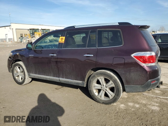 2013 Toyota Highlander Limited with VIN 5TDDK3EH7DS200260, listed as a Copart auction lot 44537275 with 144,599 mi miles and Non repairable. Bid and sale history available at DreamBid. Image 2.