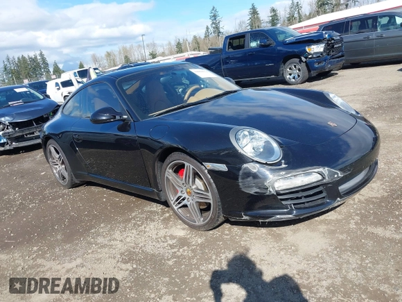 2009 Porsche 911 Carrera S with VIN WP0AB29979S721350, listed as a IAAI auction lot 39058934 with 44,352 mi miles. Bid and sale history available at carsss.com. Image 1.