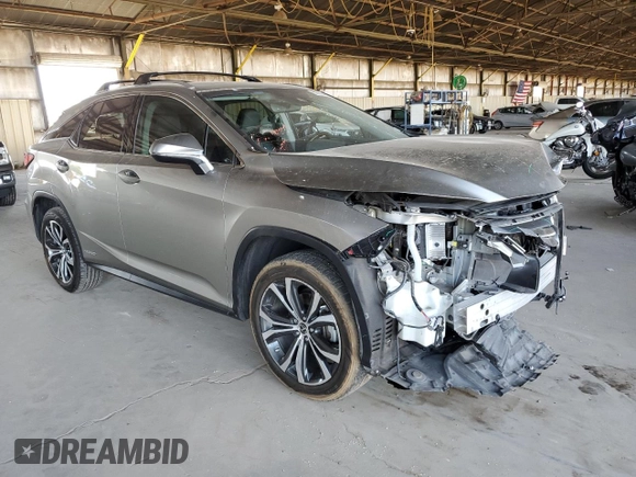 2019 Lexus RX 450h z VIN 2T2BGMCA7KC035624, wystawiony jako Copart lot #58935495 z przebiegiem 50 549 mil mil oraz Szkoda całkowita • Salvage title. Historia ofert i sprzedaży dostępna na DreamBid. Obrazek 4.