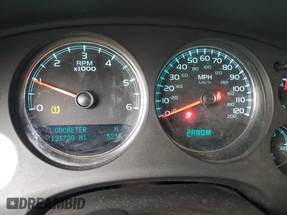 2012 Chevrolet Tahoe Commercial with VIN 1GNSK2E07CR324903, listed as a Copart auction lot 80266624 with 131,700 mi miles and Salvage title. Bid and sale history available at DreamBid. Image 9.