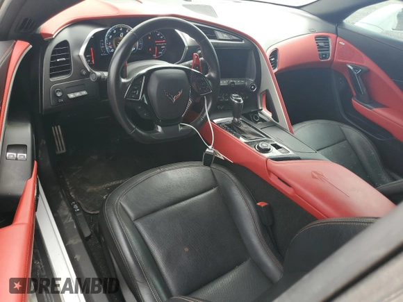 2019 Chevrolet Corvette 2LT with VIN 1G1YD2D72K5118947, listed as a Copart auction lot 44967014 with 25,794 mi miles. Bid and sale history available at carsss.com. Image 8.