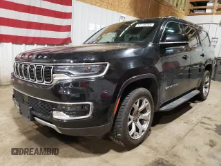2022 Jeep Wagoneer Series II with VIN 1C4SJVBT6NS188478, listed as a Copart auction lot 57118785 with 62,215 mi miles and Salvage title. Bid and sale history available at DreamBid. Image 1.