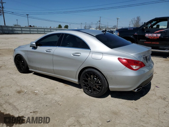 2016 Mercedes-Benz CLA 250 with VIN WDDSJ4GB4GN379043, listed as a Copart auction lot 47845944 with 55,541 mi miles and . Bid and sale history available at DreamBid. Image 2.