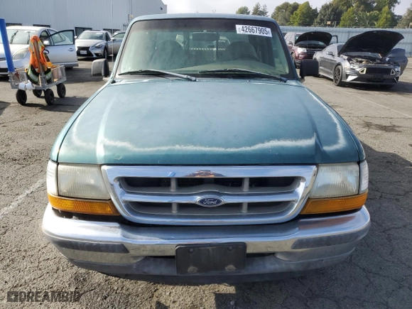 1998 Ford Ranger XL with VIN 1FTYR14C7WPA35041, listed as a Copart auction lot 42667905 with 181,512 mi miles and Clean Title. Bid and sale history available at carsss.com. Image 5.