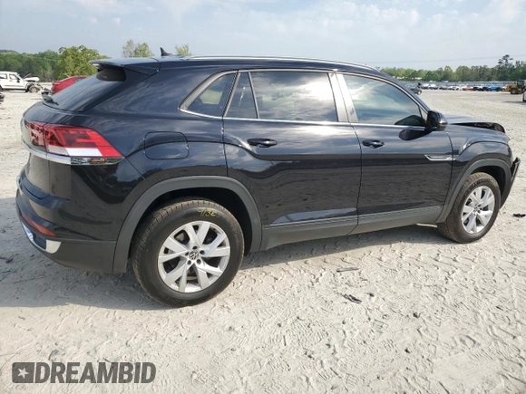 2021 Volkswagen Atlas S with VIN 1V2AC2CA4MC219560, listed as a Copart auction lot 53805685 with 73,140 mi miles and Salvage title. Bid and sale history available at DreamBid. Image 3.