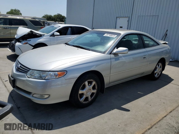 2002 Toyota Solara SE z VIN 2T1CF28P62C575561, wystawiony jako Copart lot #59748025 z przebiegiem 108 748 mil mil oraz Szkoda całkowita • Salvage title. Historia ofert i sprzedaży dostępna na DreamBid. Obrazek 1.