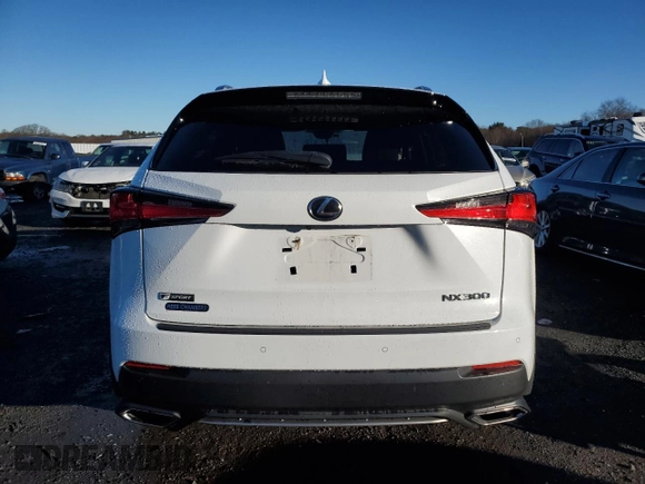 2021 Lexus NX with VIN JTJSARDZ5M2257200, listed as a Copart auction lot 85504954 with 41,502 mi miles and Salvage Title. Bid and sale history available at carsss.com. Image 6.