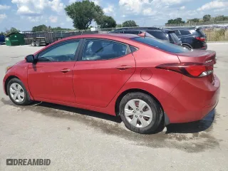 2016 Hyundai Elantra SE with VIN KMHDH4AE8GU484476, listed as a Copart auction lot 57200834 with 43,505 mi miles and Clean Title. Bid and sale history available at carsss.com. Image 2.